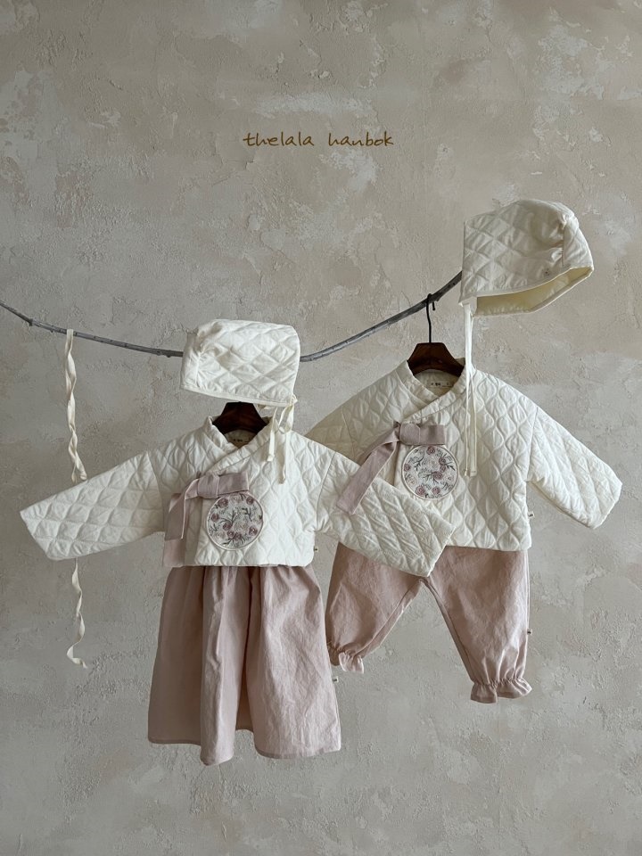 Ping Hanbok Kids Bonnet Set