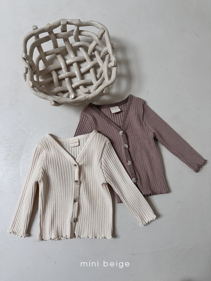 Rib Cardigan