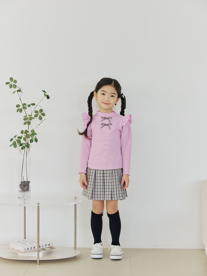 Check Flares Skirt
