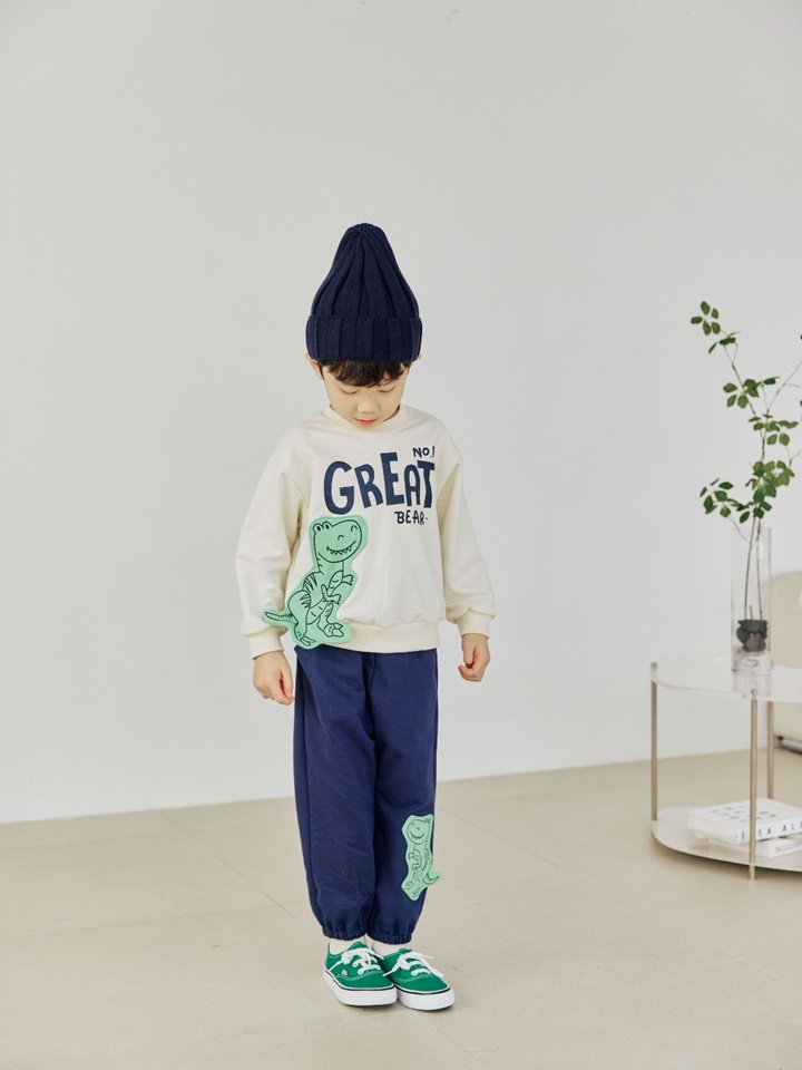 Patch Dinosaur Pants