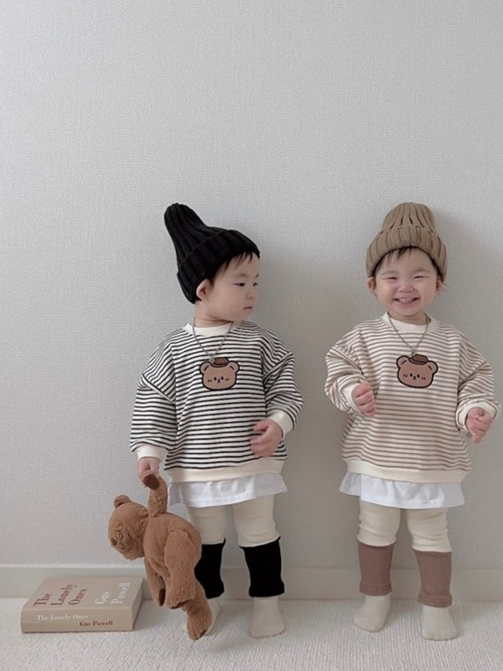 Hats Bear Top Bottom Set