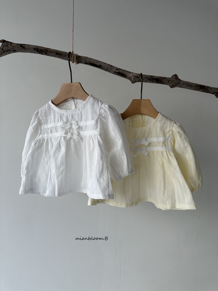 Bebe Lime Blanc Blouse