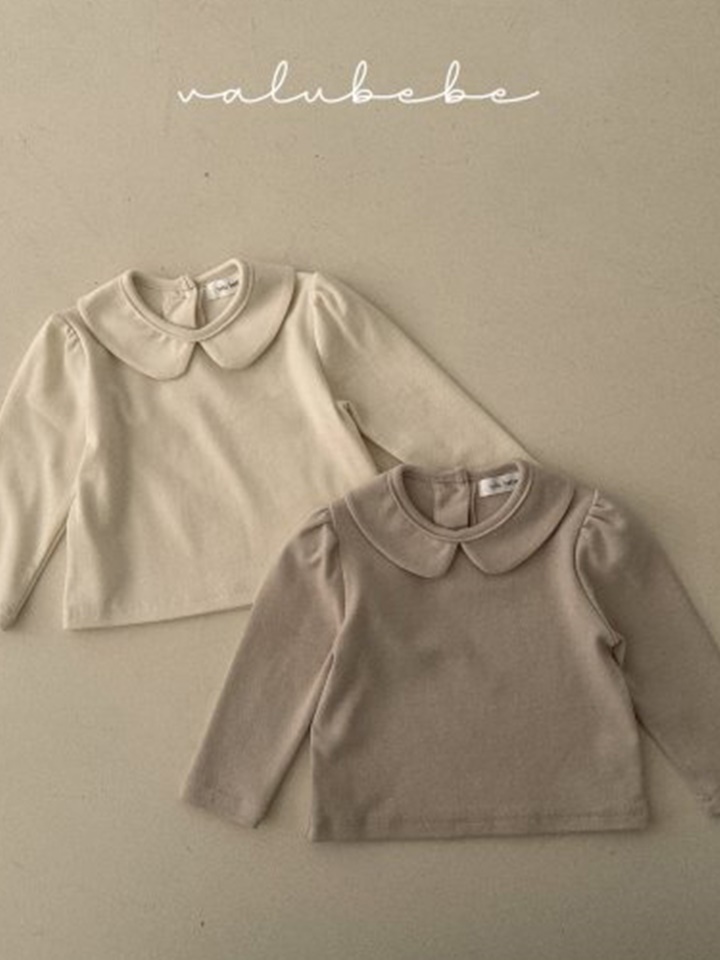 Circle Collar Puff Tee