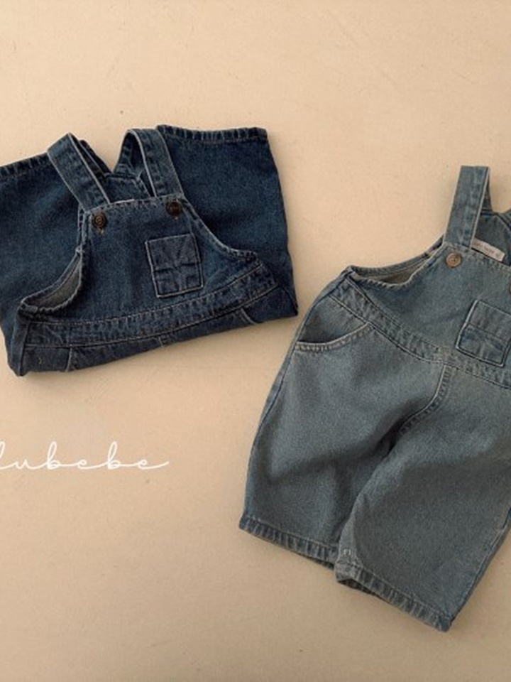 Denim Overalls Body Suit