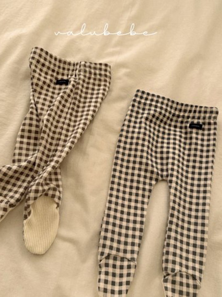 Check Foot Leggings