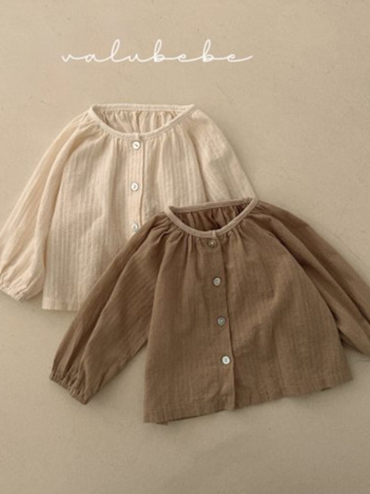 Mocha Shirring Blouse