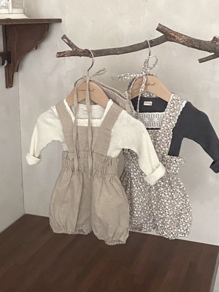 Volume Romper Bonnet
