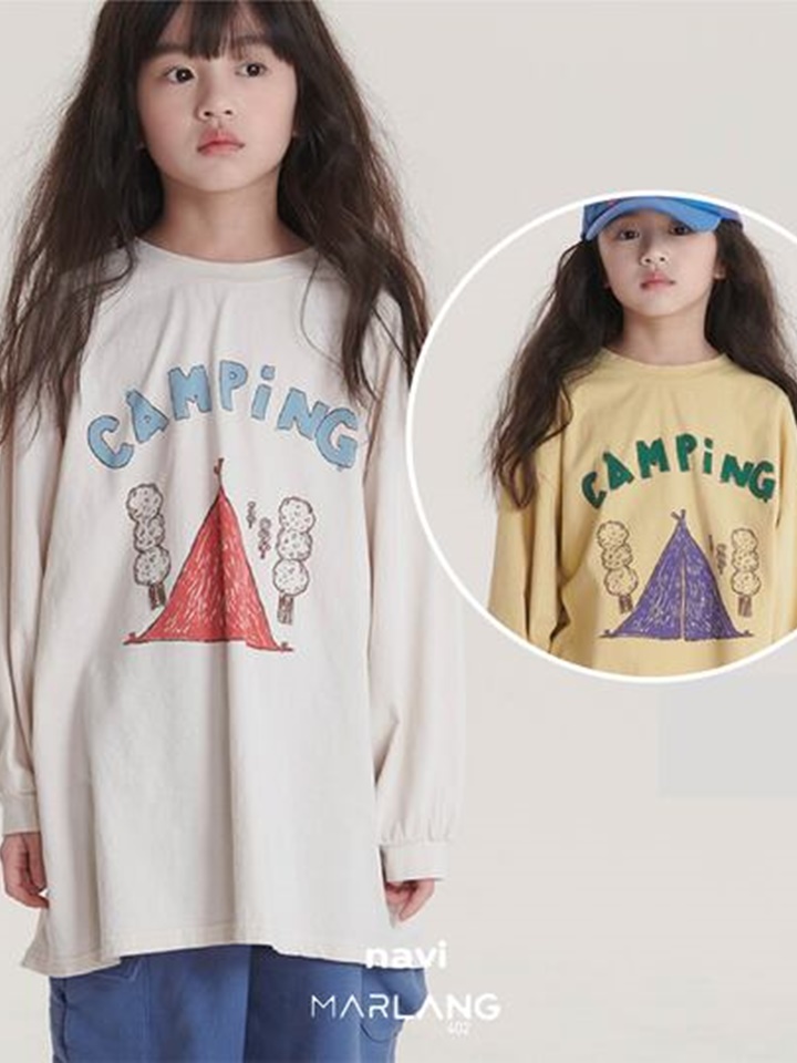 Camping Long Tee