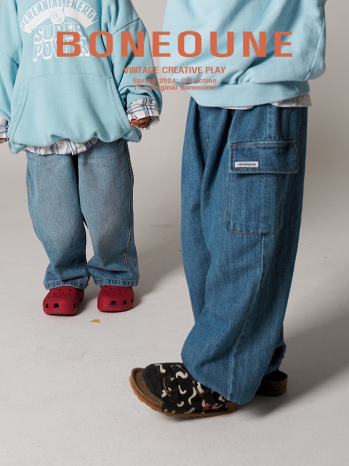 Soft Cargo  Denim Pants