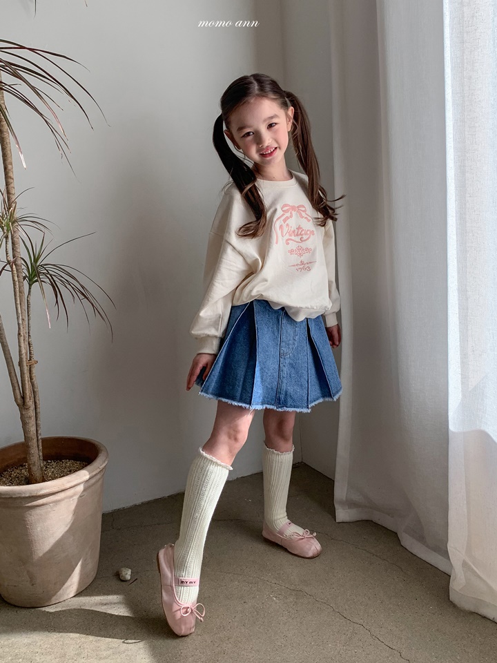 Cutting Denim Skirt