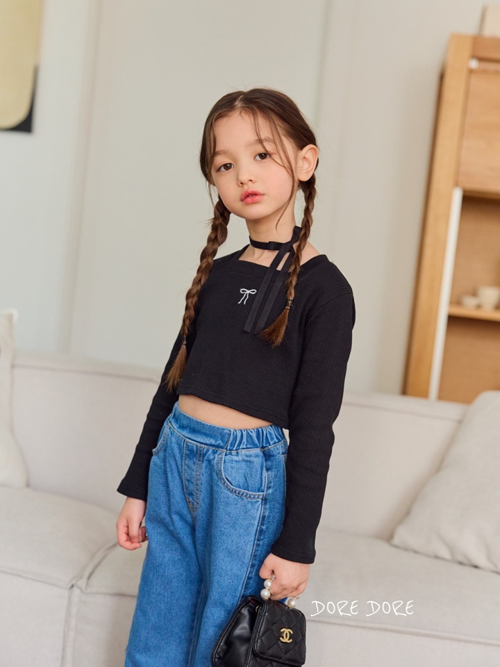Ribbon Square Crop Tee