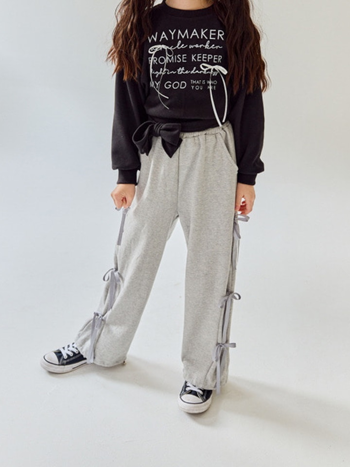 Ribbon Wide Pants
