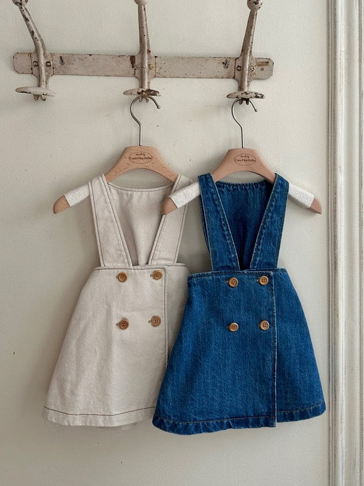 Denim Dungarees Skirt