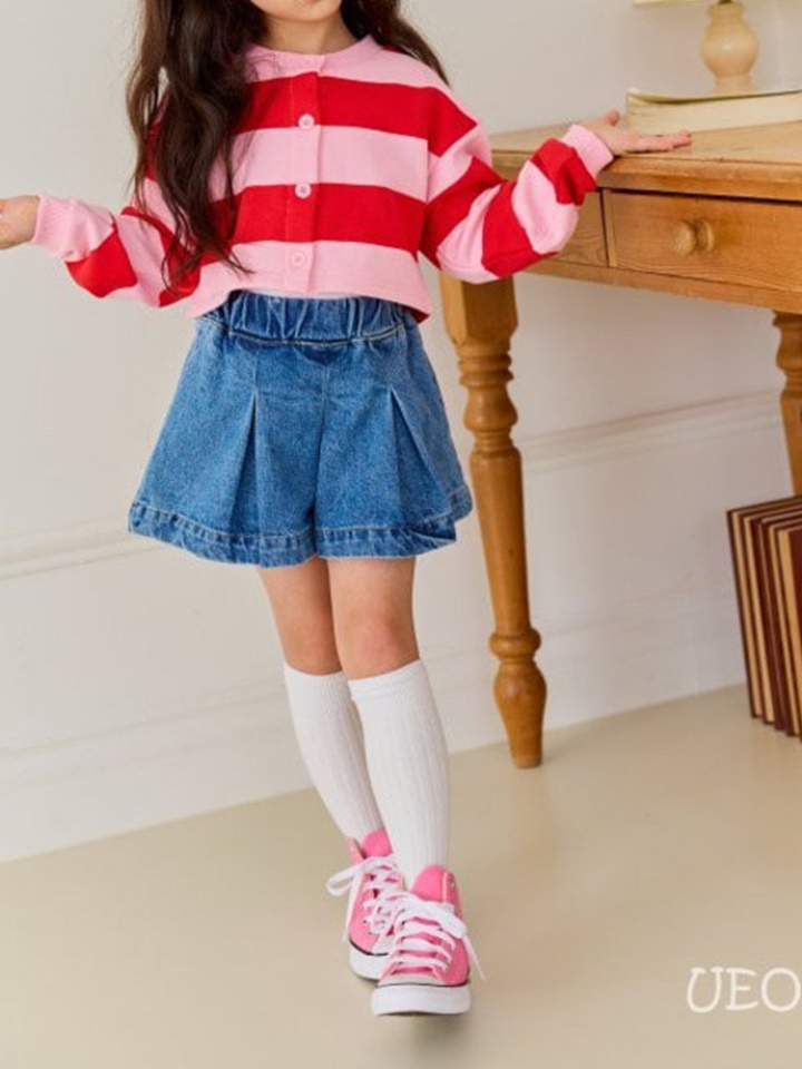 Denim Skirt Pants