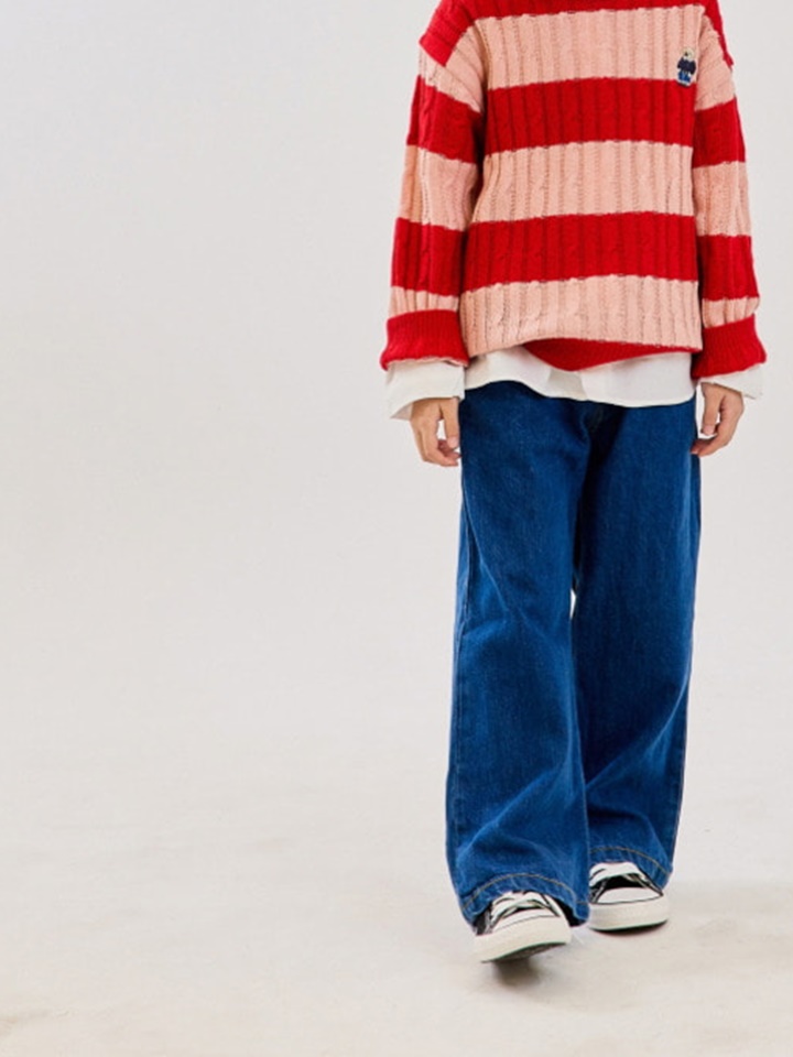 Wide Denim Pants
