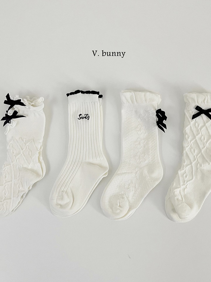Terry Ribbon Socks Set