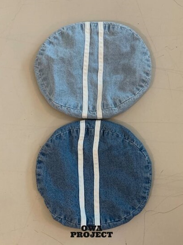 Tape Denim Beret
