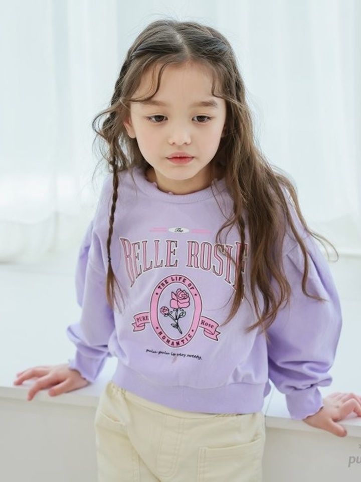 Rose Frill Sweatshirt