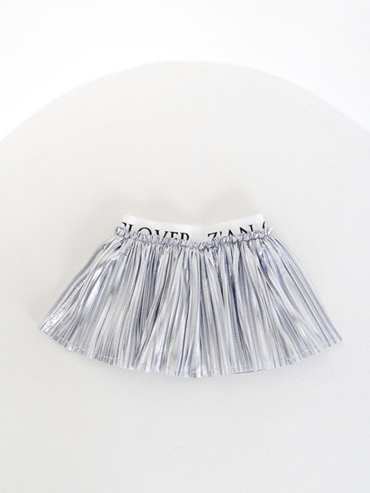 Sliver Pleats Skirt