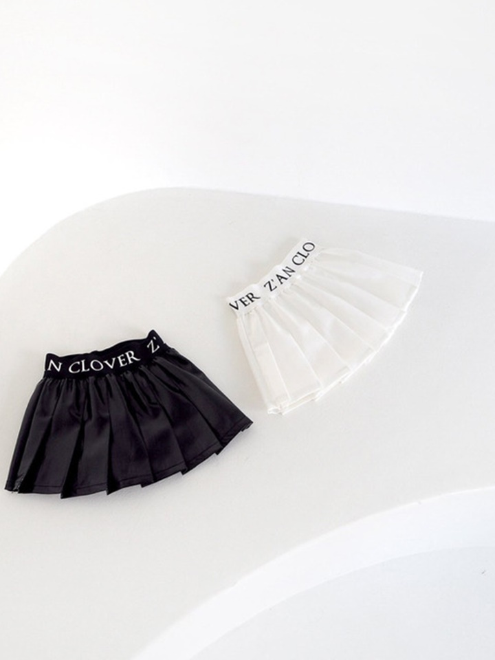 Glossy Pleats Skirt