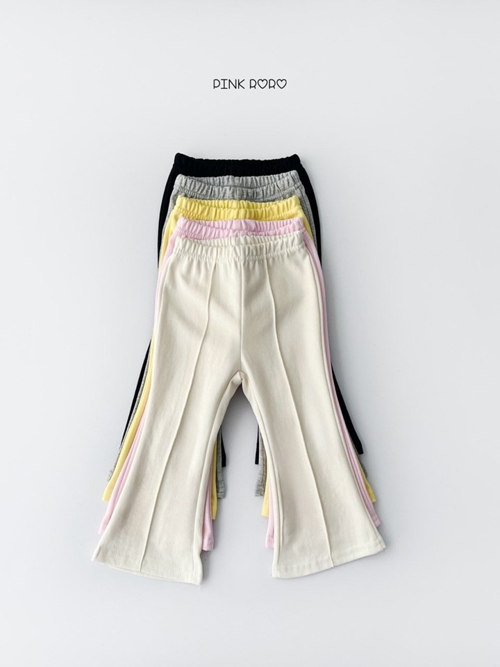 Shu Shu Pintuck Boots Cut Pants