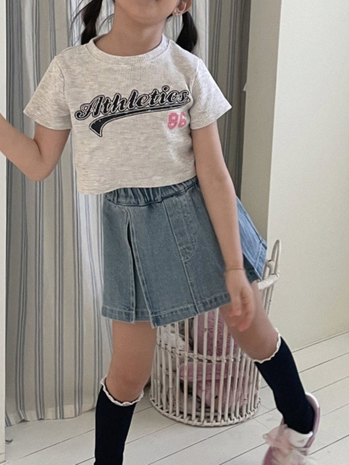 Waffle Crop Tee