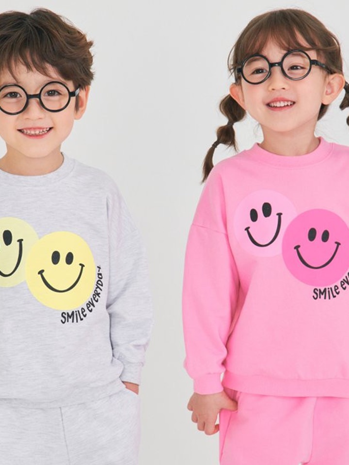 Multi Smile Top Bottom Set