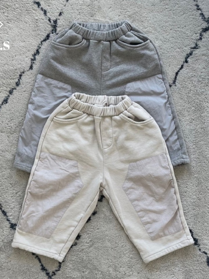 Block Patch Pants