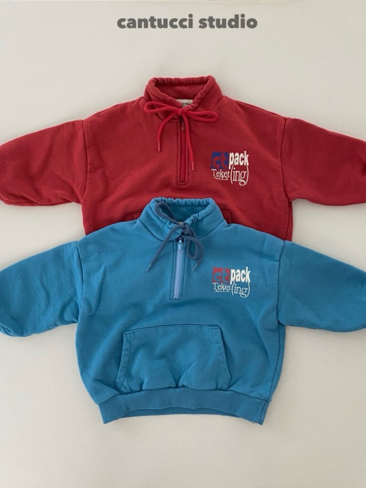 Bucks Half Zip Up Sweatshirt
