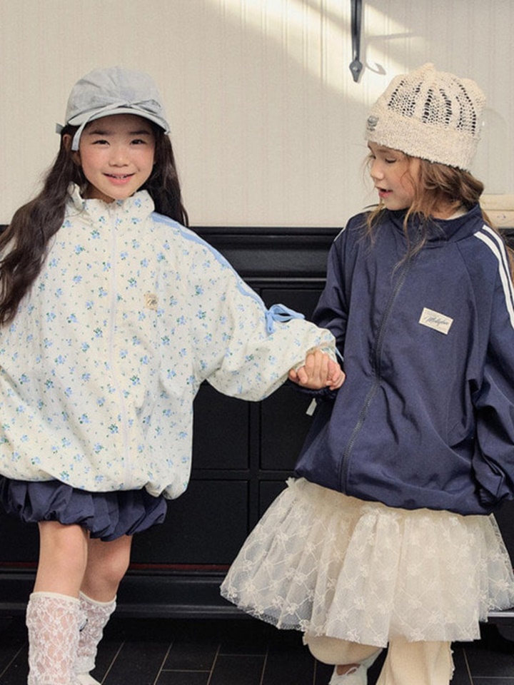 Ribbon Wind Jumper With Mon