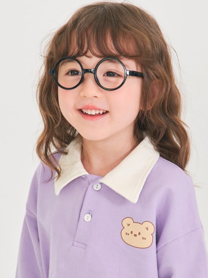 Bear Collar Top Bottom Set