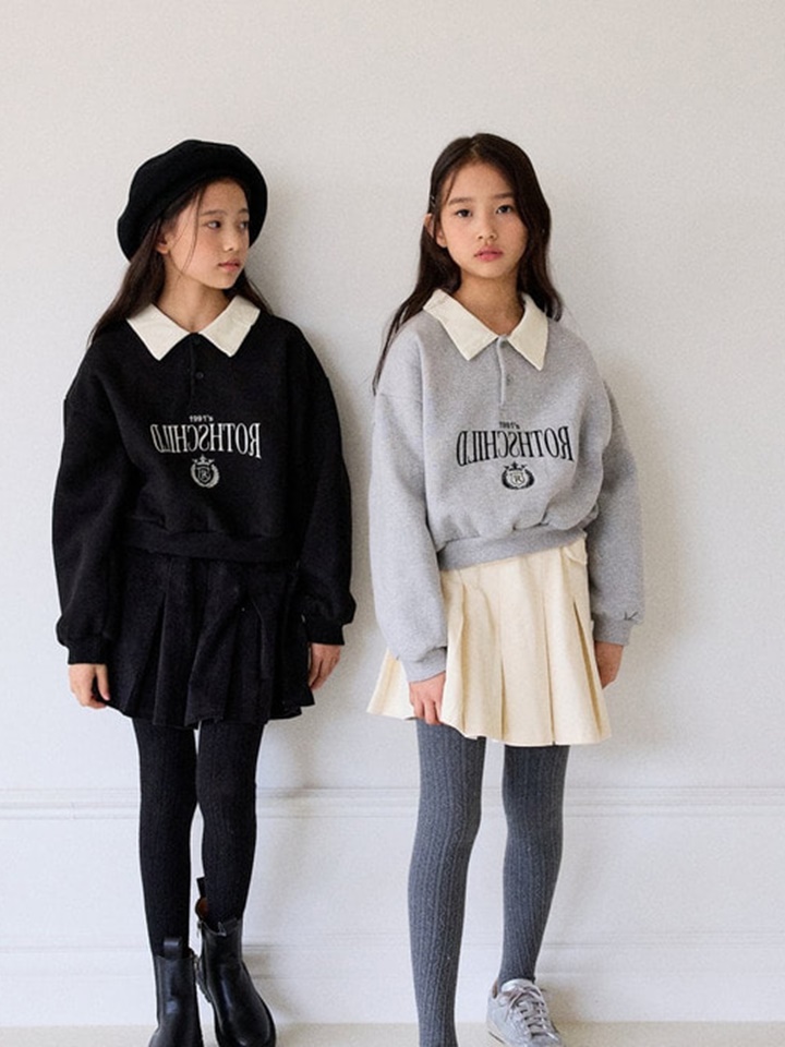 School Collar Sweatshirt