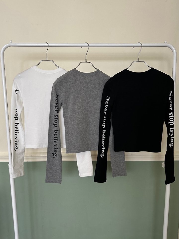 Sleeve Never Stop Tee
