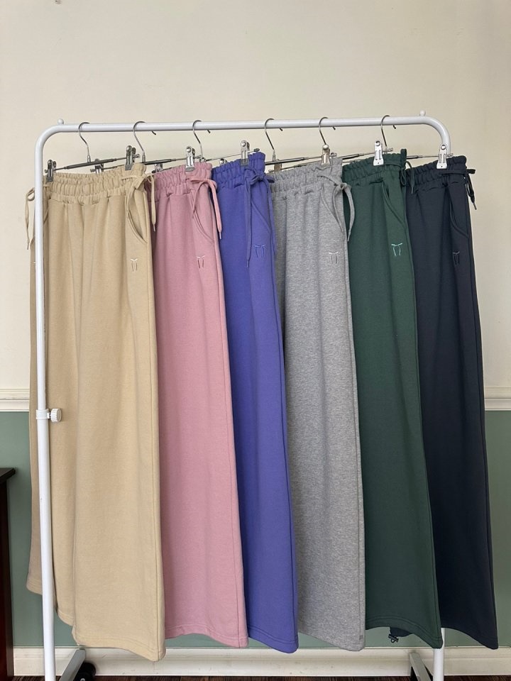 Ribbon Embroidery Pants