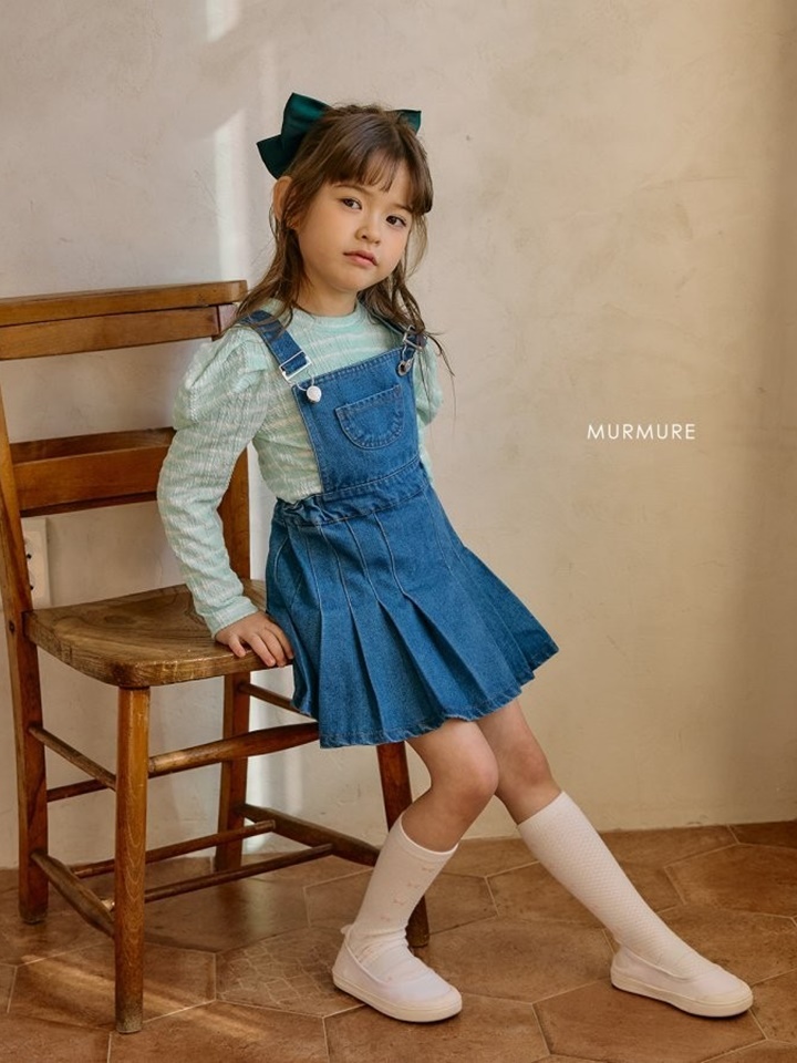 Denim Dungarees One-Piece