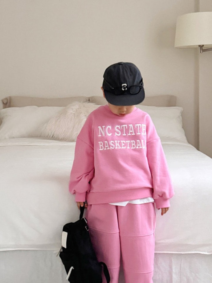 Basketball Embroidery Sweatshirt