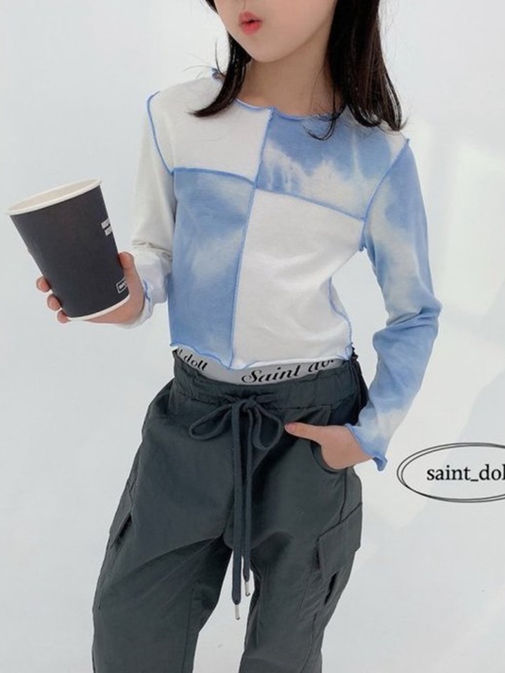 Water Paint Crop Tee