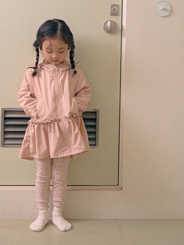 Rose Shirring Anorak