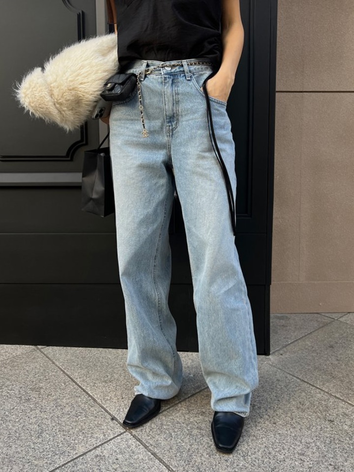 Ayla Roll Up Wide Denim