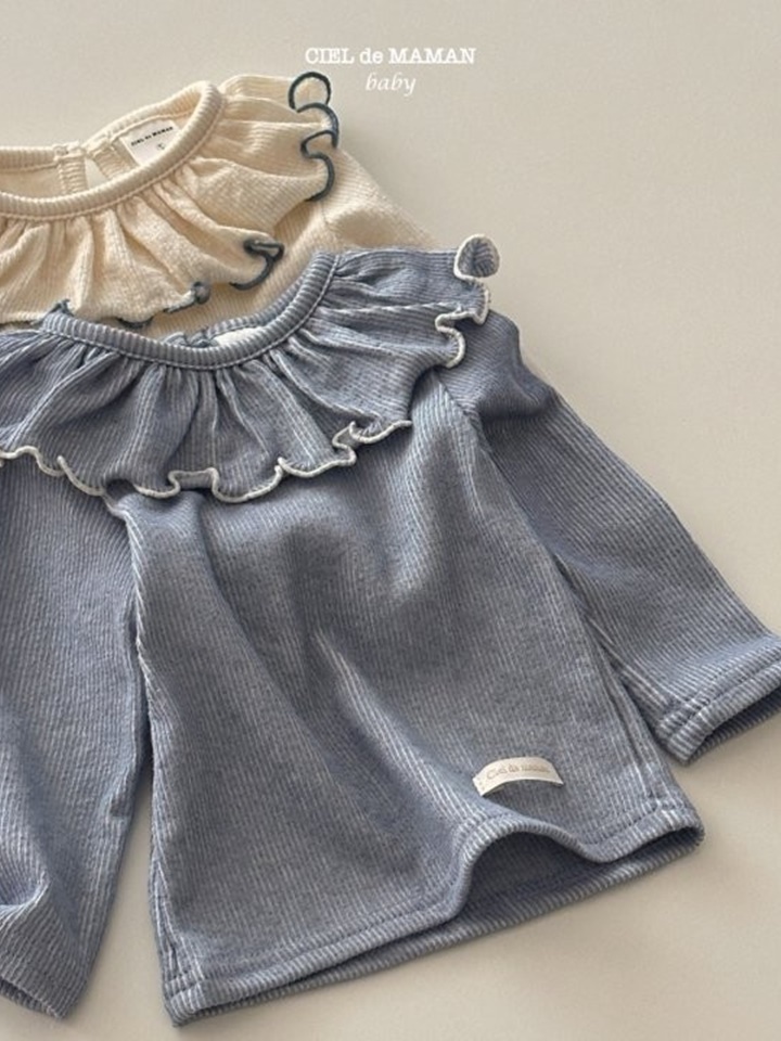 Rib Frill Tee