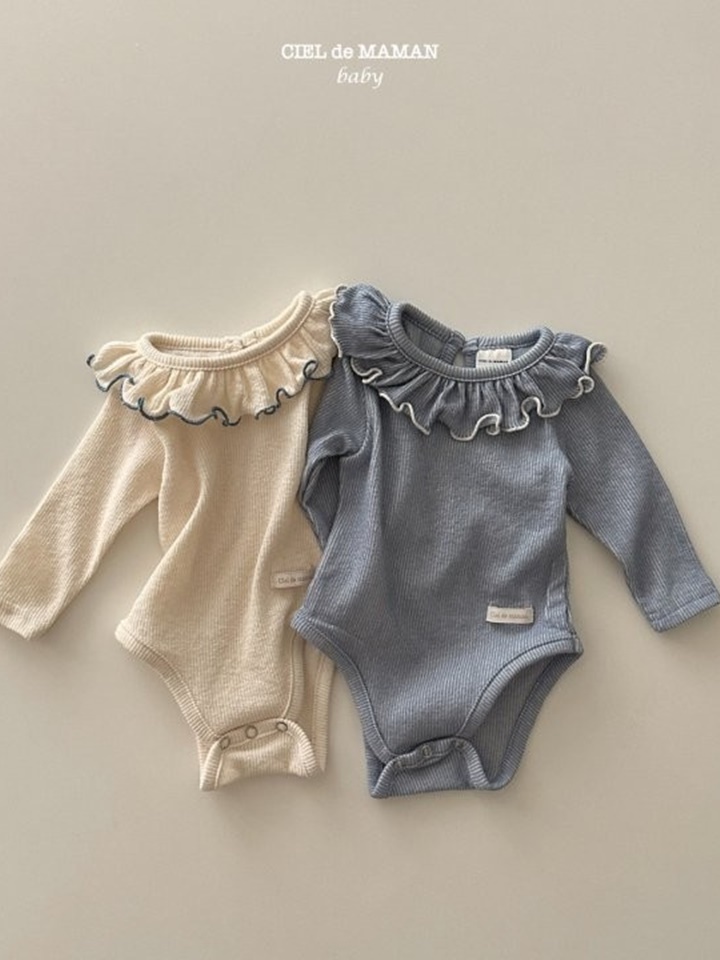 Rib Frill Body Suit