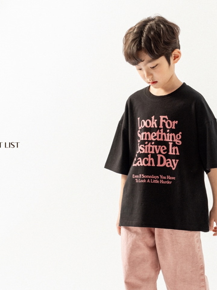 Lettering Short Sleeve Tee