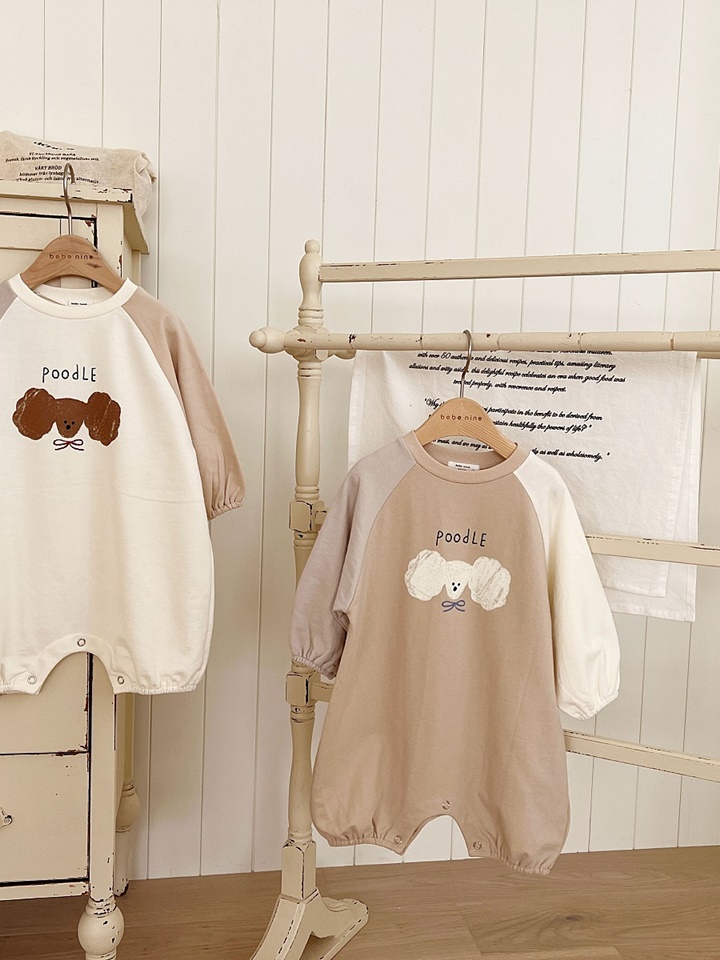 Bebe B Puppy Raglan Body Suit