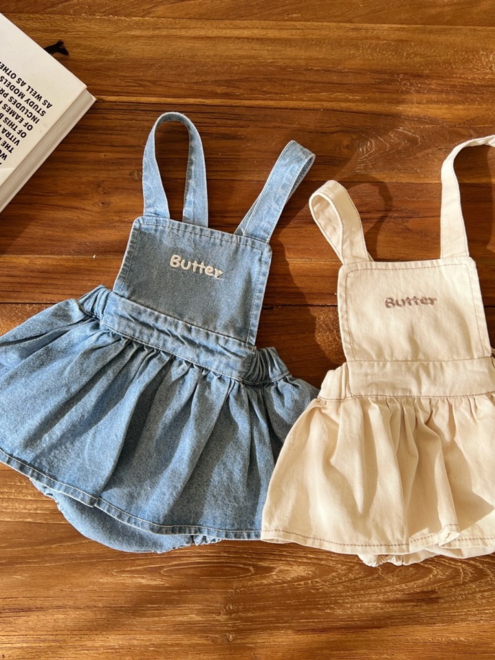 Bebe B Butter Dungarees Skirt