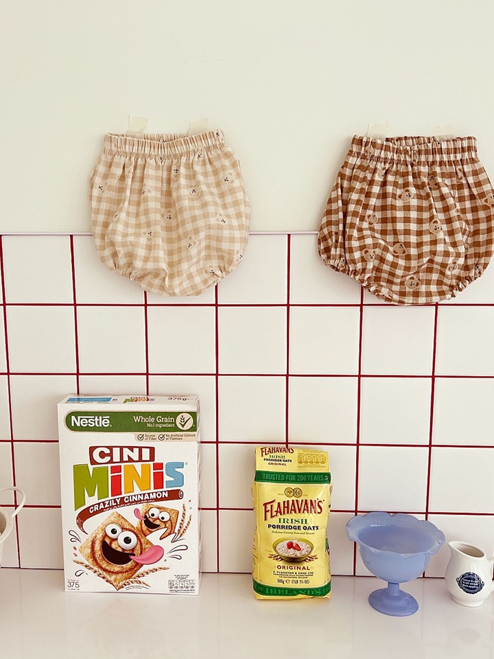 Bebe B Bear Check Bloomers