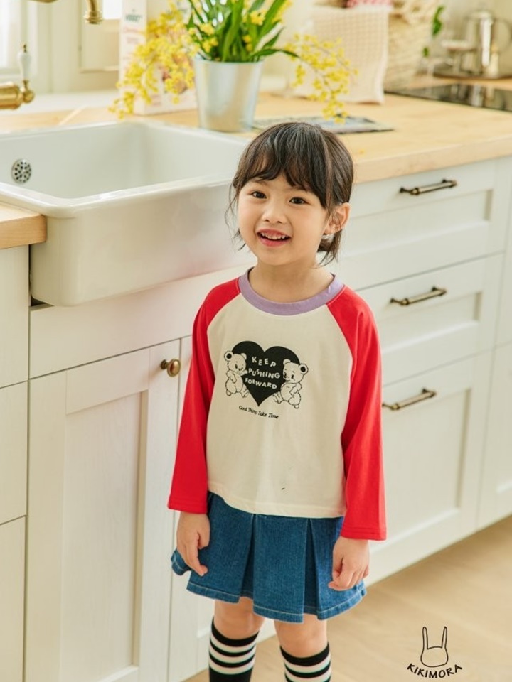 Heart Bear Raglan Tee