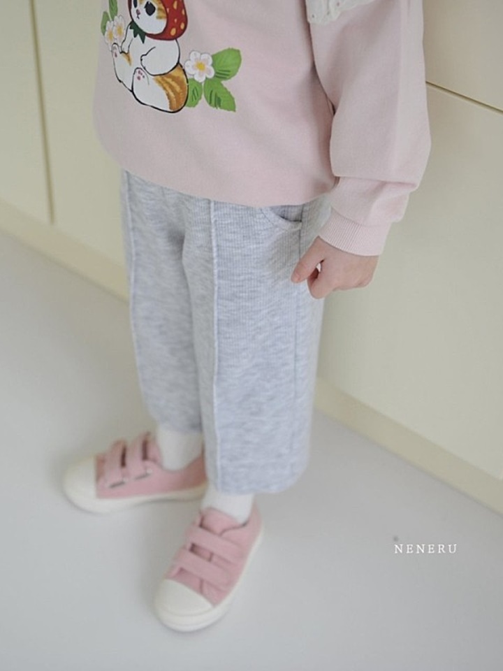 Rib Wide Pants