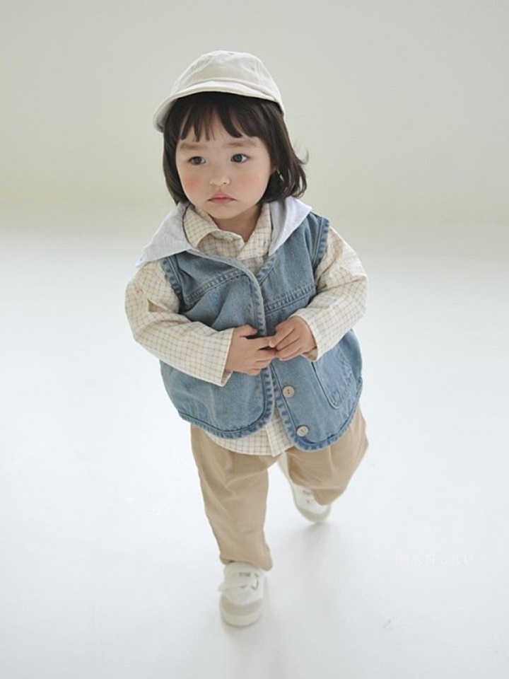 Denim Hoddy Vest