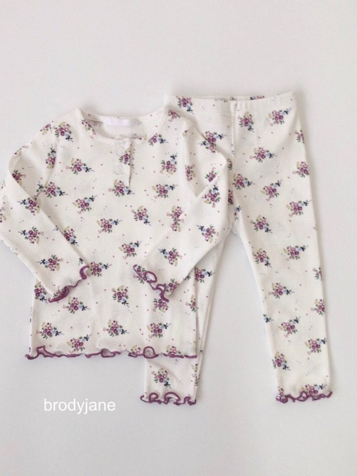 Bouquet Button Top Bottom Set