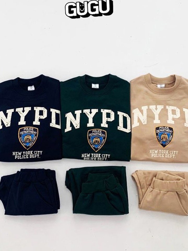 NYPD Top Bottom Set With Mom